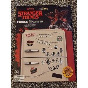 Paladone: Stranger Things Fridge Magnets Netflix 4 Sheets Alphabet New Hawkins